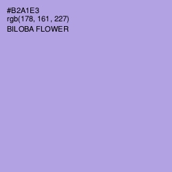 #B2A1E3 - Biloba Flower Color Image